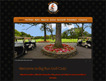 Tablet Screenshot of bigrungolf.com
